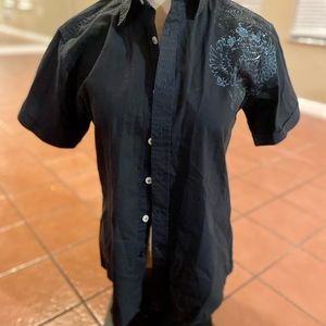 Boys 14/16 button up short sleeve shirt
